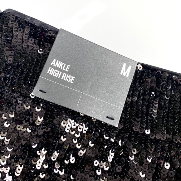 NWT Express High Waist Sequin Ankle Pant - Picture 10 of 16